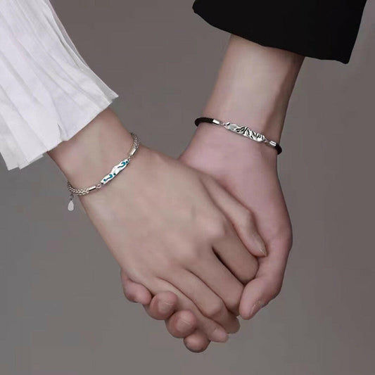 Shan Wufeng Mountain and Sea Couple Bracelets