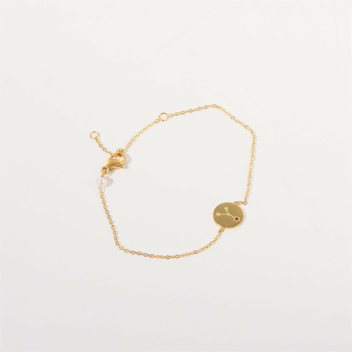 Inlaid Zircon Twelve Constellations Bracelet Cancer