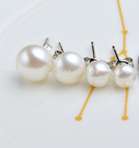 Elegant Korean Style Pearl Earrings