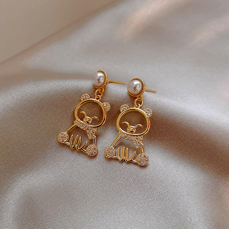 Personalized Women’s Net Red Earrings 66style Earrings