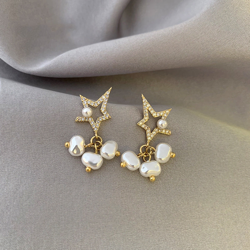 Personalized Women’s Net Red Earrings 63style Earrings