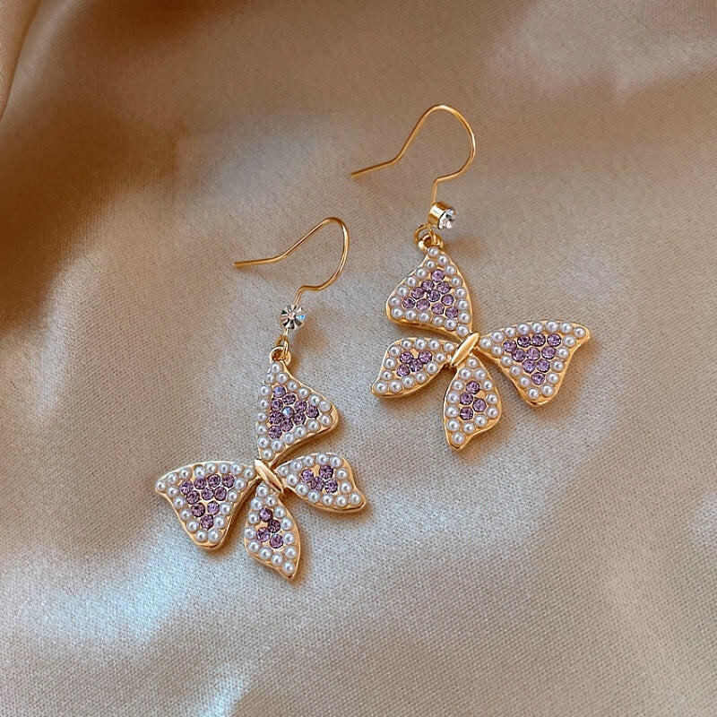 Personalized Women’s Net Red Earrings 3style Earrings