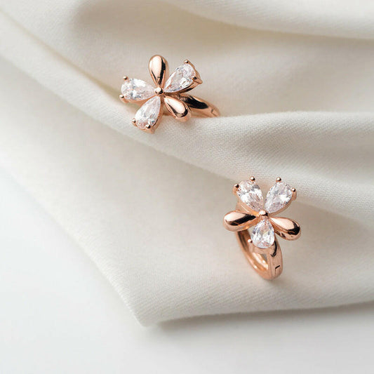 Five-Petal  Flower Earrings