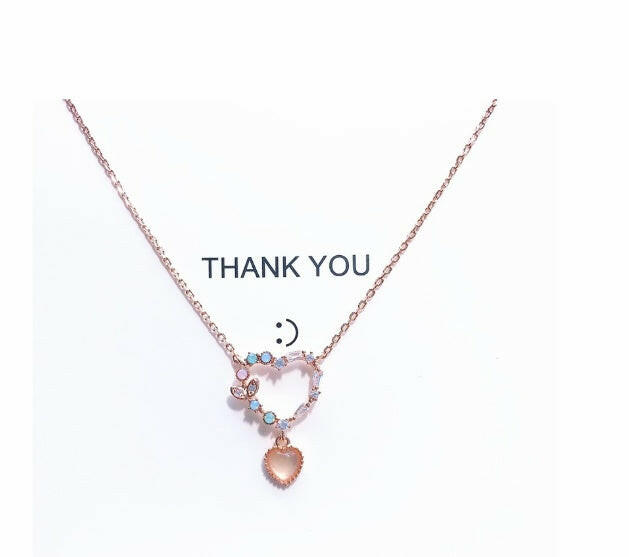 Korean Heart-Shaped Alloy Earrings for Women