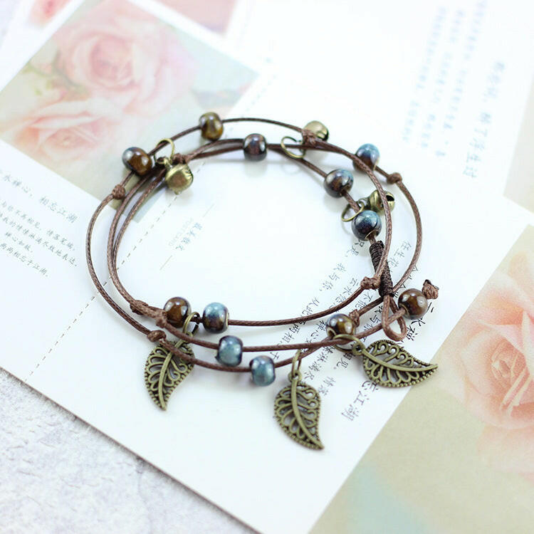 Classic Charm Bracelet for Girls Ceramic glaze