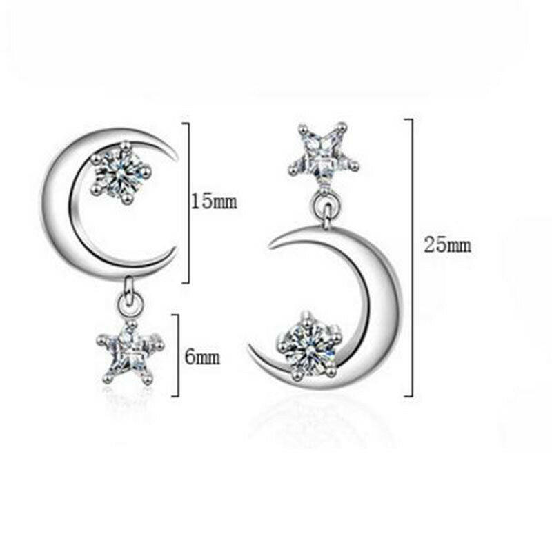 Geometric Diamond Earrings in AAAAA Zircon