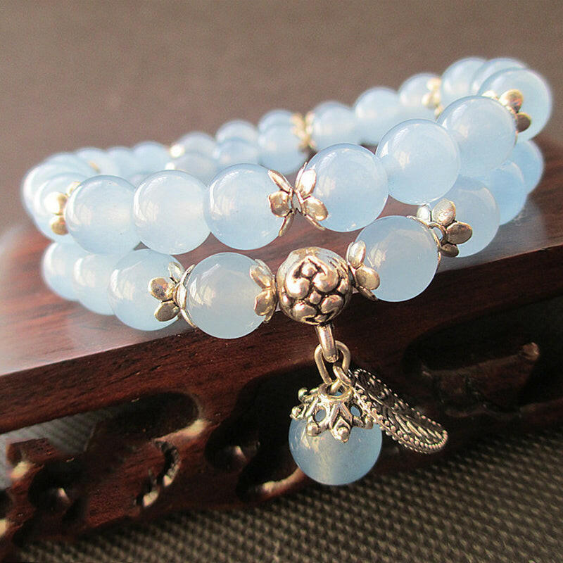Handcrafted Blue Crystal Bracelets