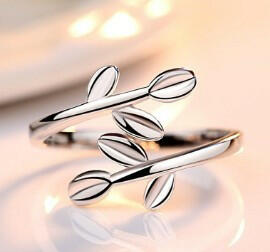 Vintage Simple Leaf Ring for Index Finger