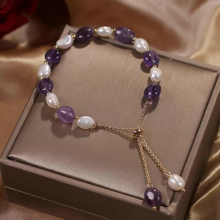 Korean Style Crystal Slider Bracelet for Women 8 Style