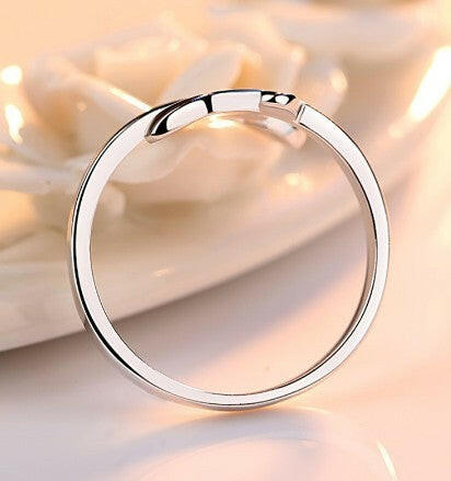 Vintage Simple Leaf Ring for Index Finger