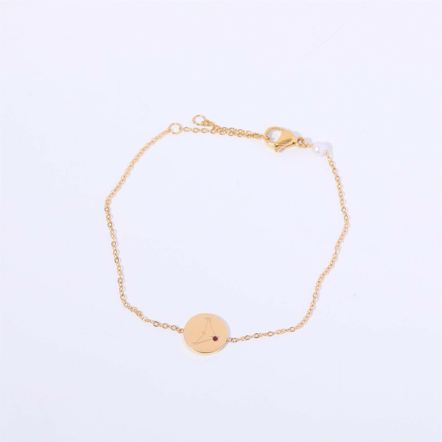 Inlaid Zircon Twelve Constellations Bracelet Capricorn