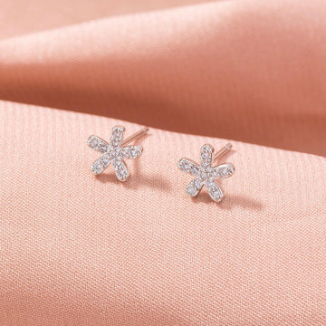 Elegant V Diamond Mini Earrings for Everyday Wear default