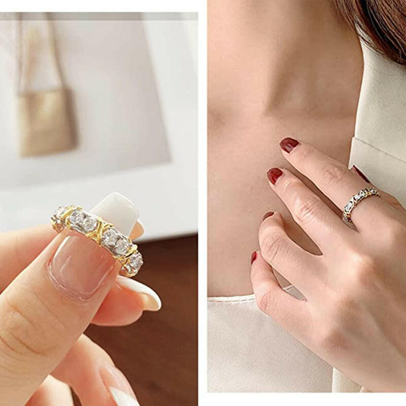 Shiny Luxe Geometric Ring for Women