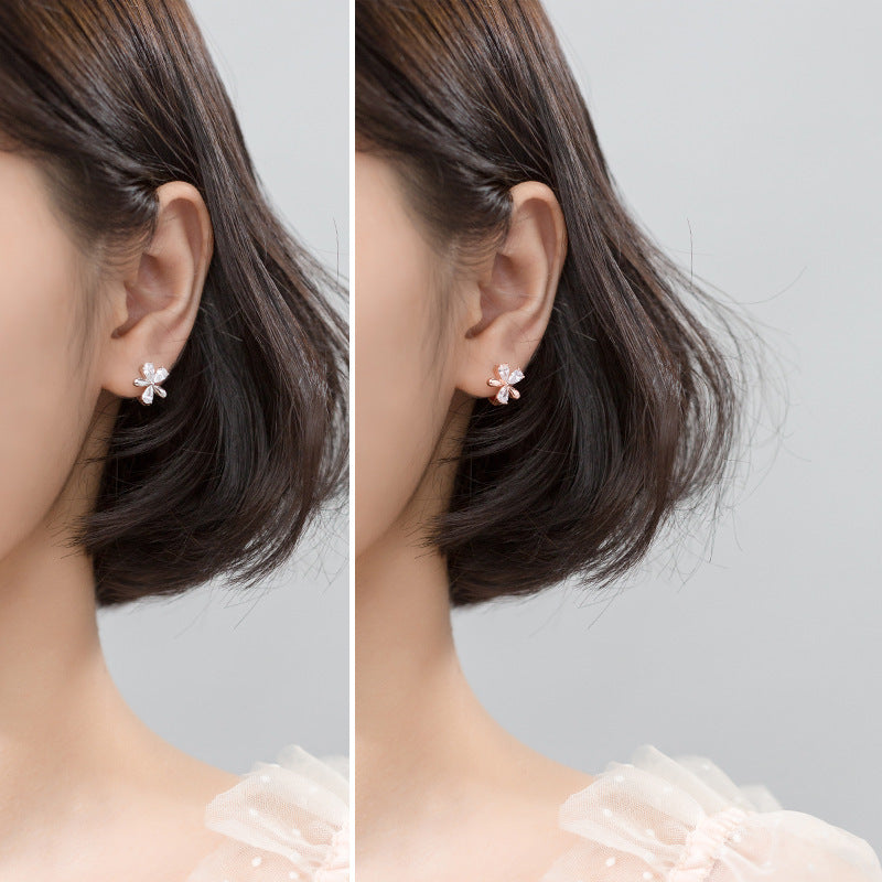Five-Petal Flower Earrings