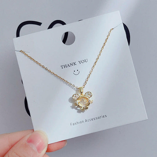 Titanium Steel Smart Necklace for Women - Elegant & Durable