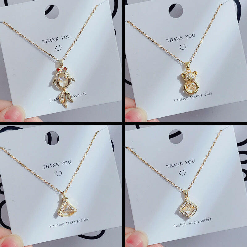 Titanium Steel Smart Necklace for Women - Elegant & Durable
