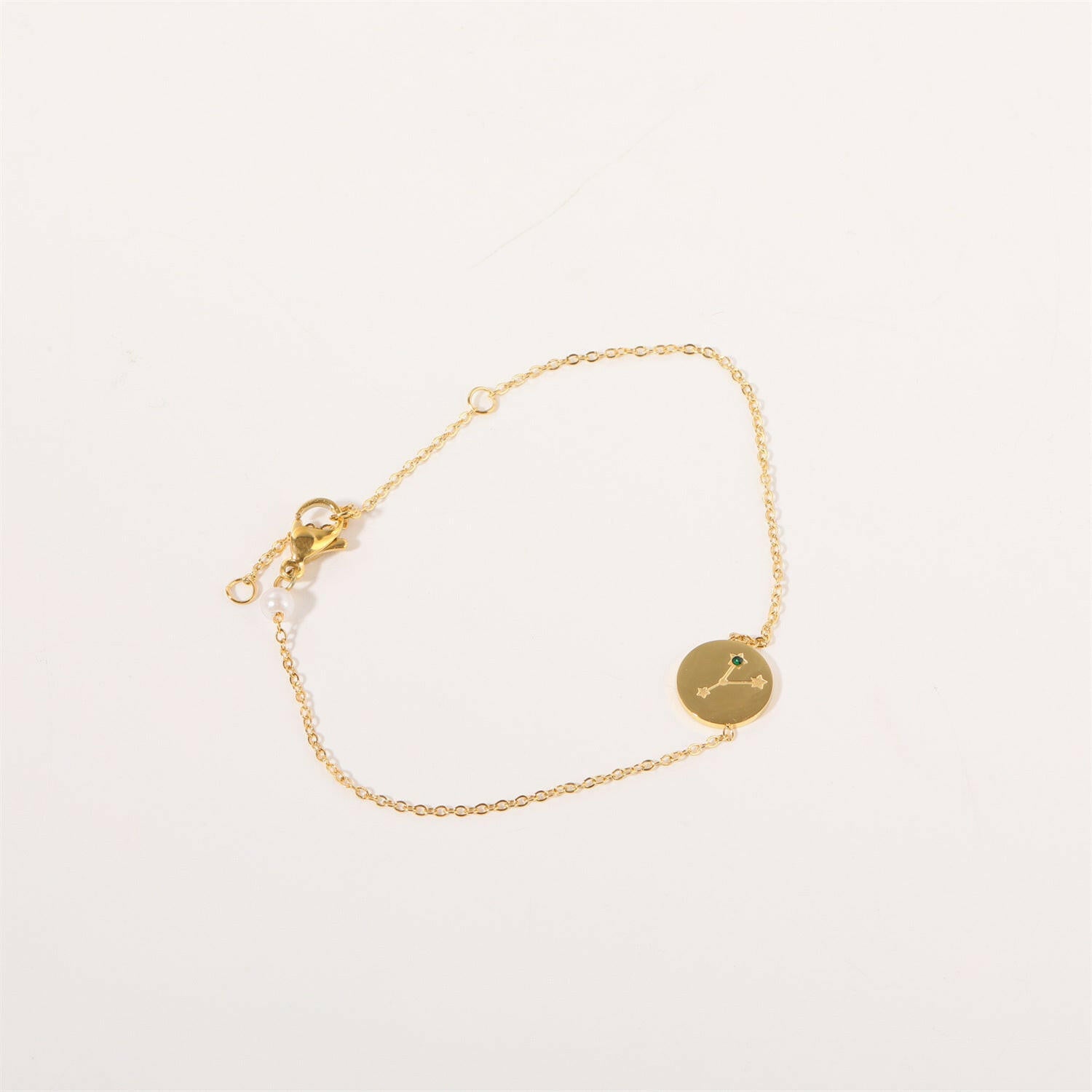 Inlaid Zircon Twelve Constellations Bracelet Taurus