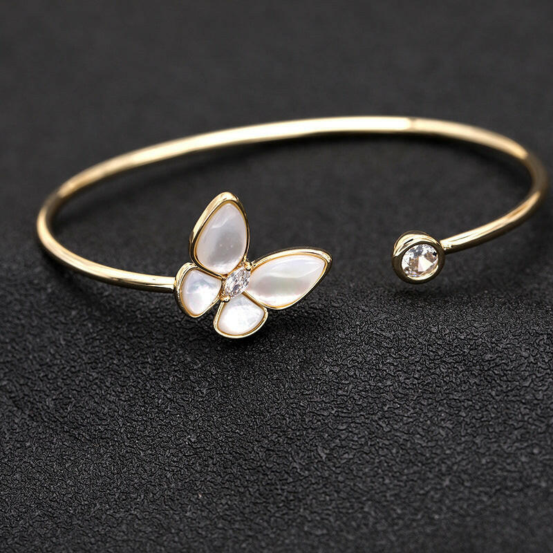 Butterfly Mother-of-Pearl Bracelet for Women
