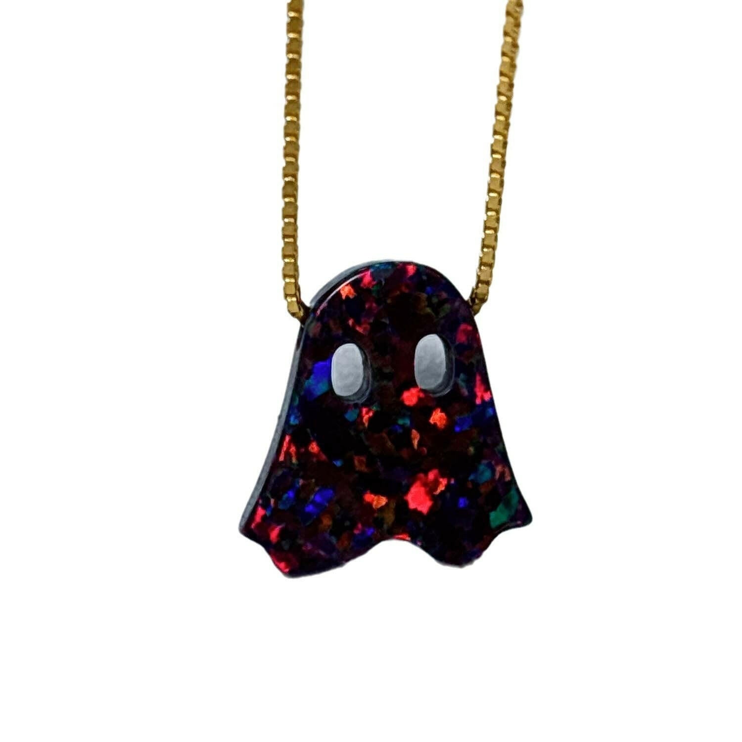 Ghost 925 Sterling Silver Pendant Necklace