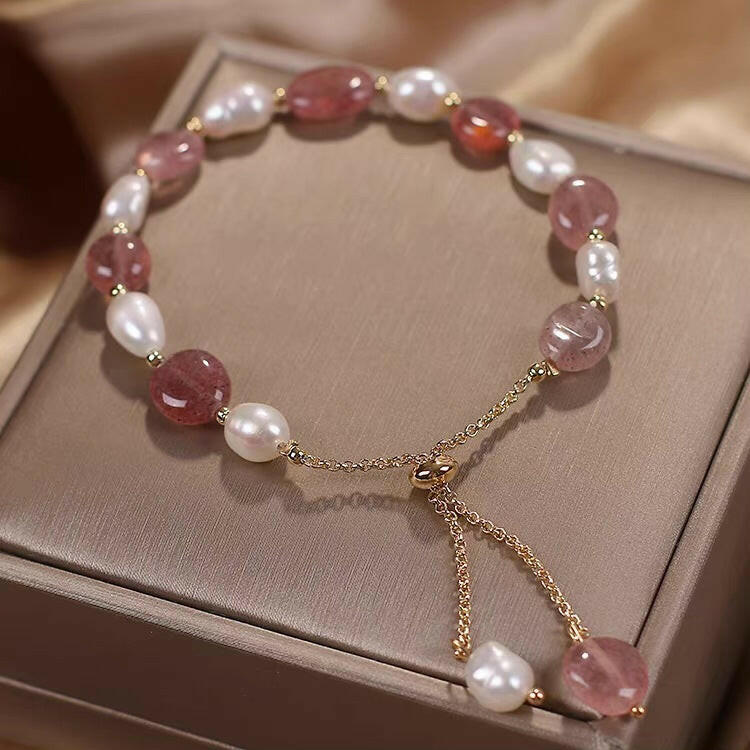 Korean Style Crystal Slider Bracelet for Women 6 Style