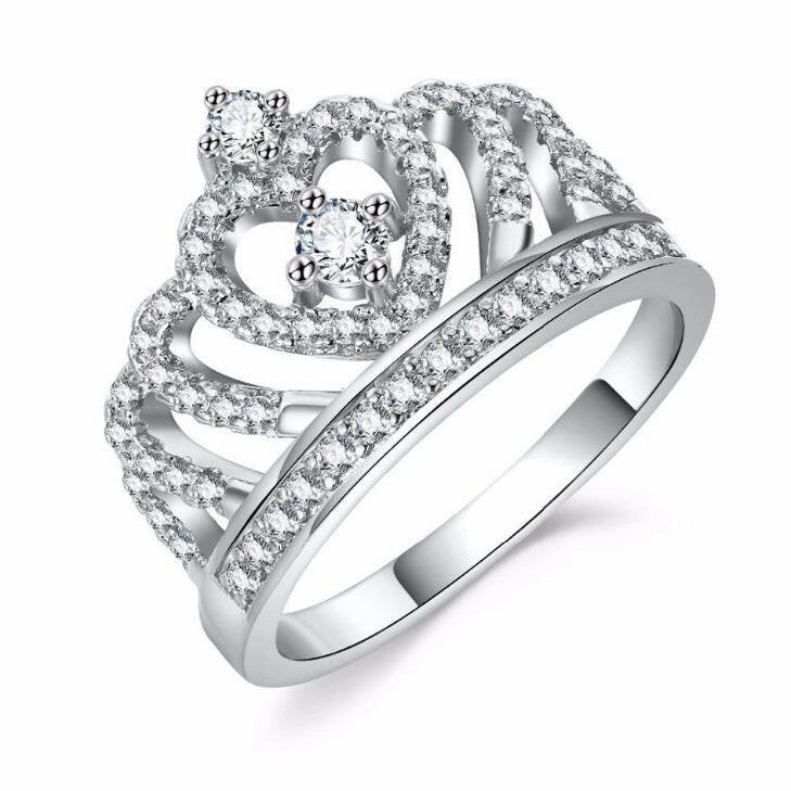 Jeweleze Royal Crest Ring for Women - Elegant Jewelry